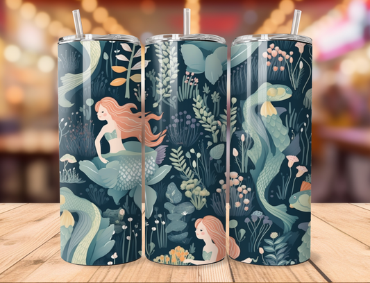 Tumbler Blue Mermaid