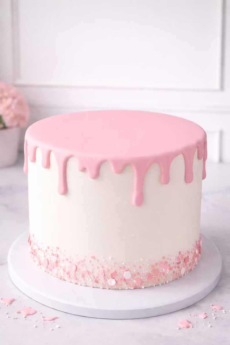 Fondant Drip Cutter for Cake Decorating | Smooth Drip Effect Tool