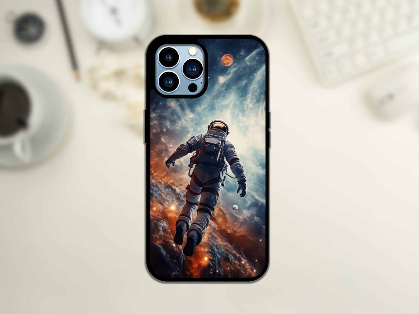 Iphone Floating Space Man