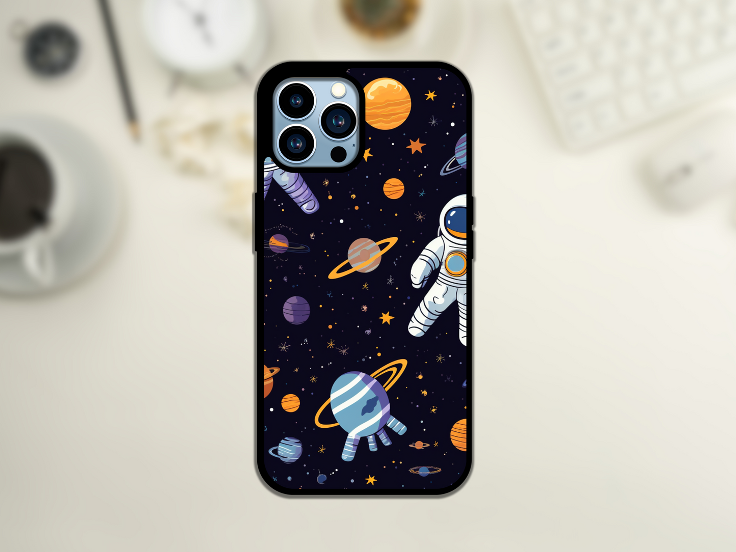 Iphone Cartoon Space Man