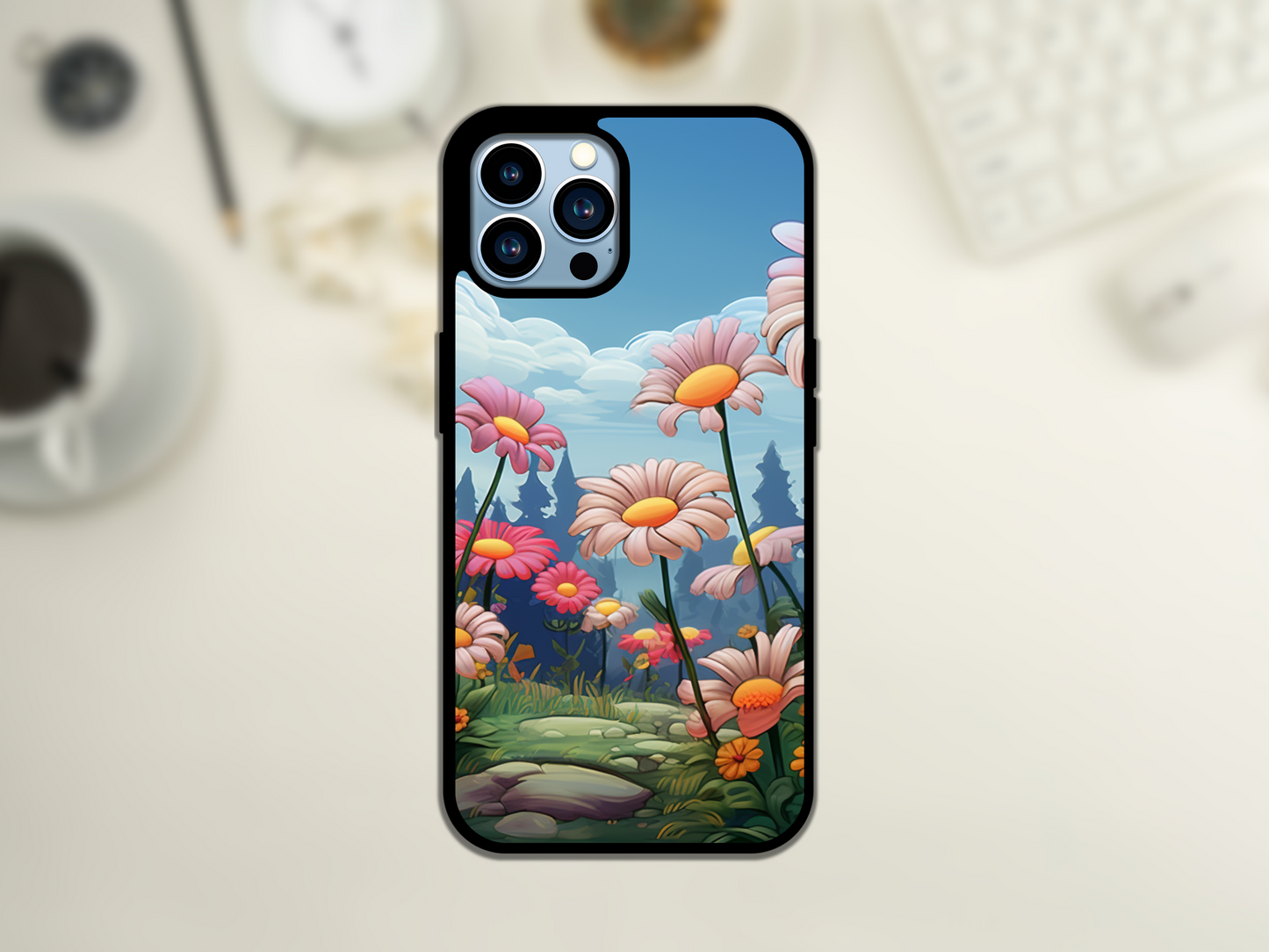 Iphone Cartoon Flowers